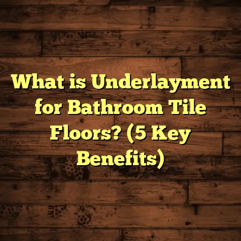 What is Underlayment for Bathroom Tile Floors? (5 Key Benefits)