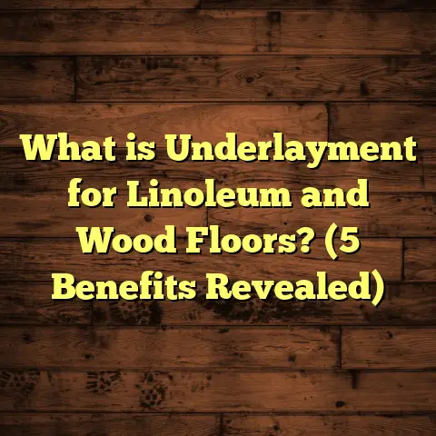 What is Underlayment for Linoleum and Wood Floors? (5 Benefits Revealed)