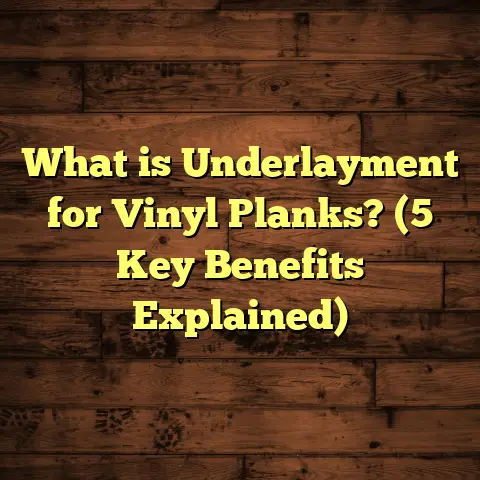 What is Underlayment for Vinyl Planks? (5 Key Benefits Explained)