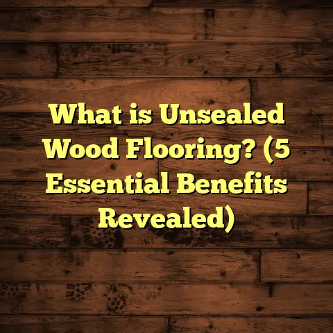 What is Unsealed Wood Flooring? (5 Essential Benefits Revealed)
