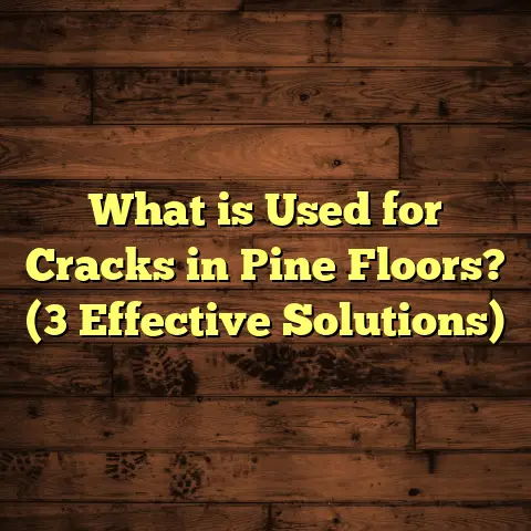 What is Used for Cracks in Pine Floors? (3 Effective Solutions)