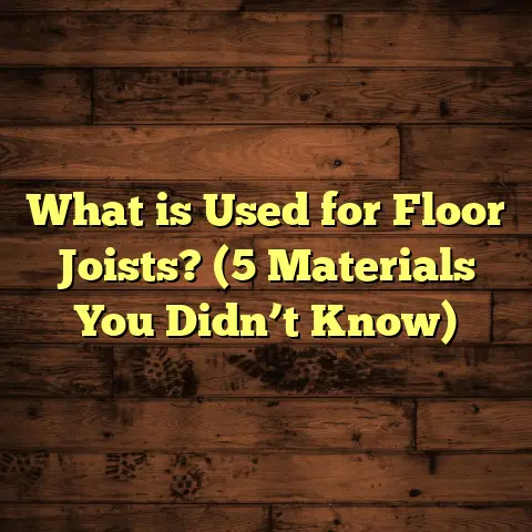 What is Used for Floor Joists? (5 Materials You Didn’t Know)