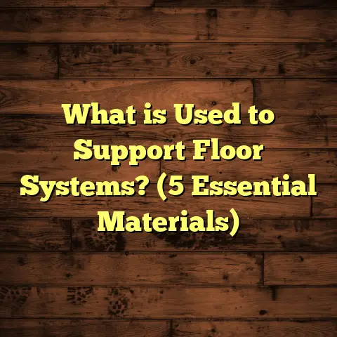 What is Used to Support Floor Systems? (5 Essential Materials)