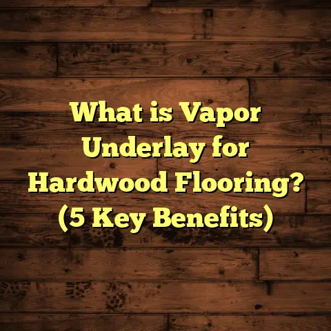 What is Vapor Underlay for Hardwood Flooring? (5 Key Benefits)