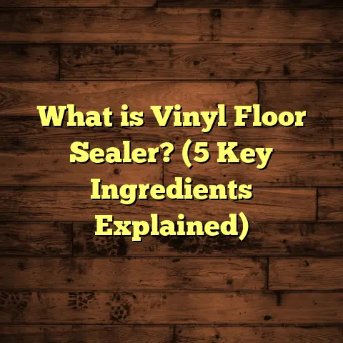 What is Vinyl Floor Sealer? (5 Key Ingredients Explained)