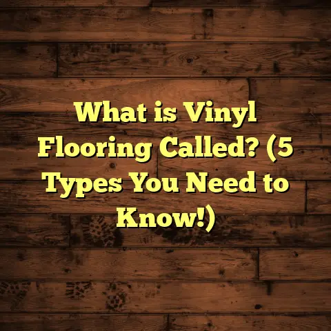 What is Vinyl Flooring Called? (5 Types You Need to Know!)