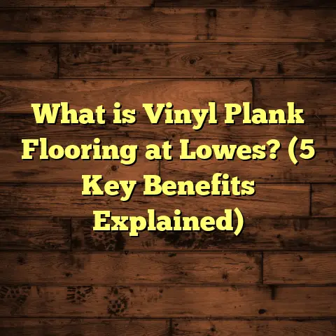 What is Vinyl Plank Flooring at Lowes? (5 Key Benefits Explained)
