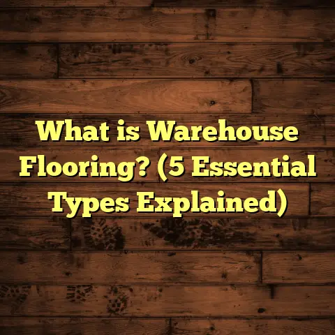 What is Warehouse Flooring? (5 Essential Types Explained)