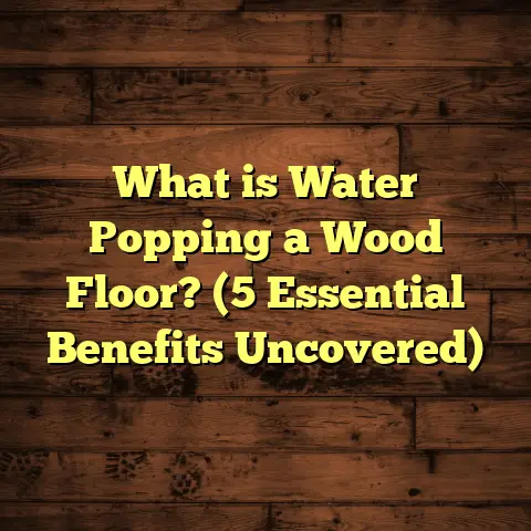 What is Water Popping a Wood Floor? (5 Essential Benefits Uncovered)