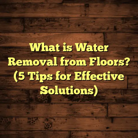 What is Water Removal from Floors? (5 Tips for Effective Solutions)
