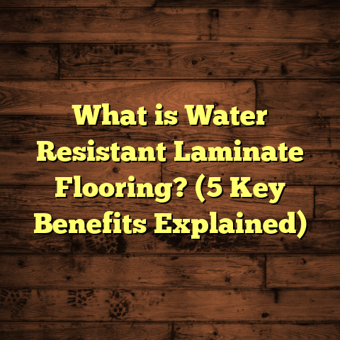 What is Water Resistant Laminate Flooring? (5 Key Benefits Explained)