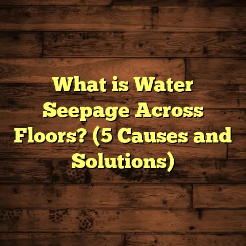 What is Water Seepage Across Floors? (5 Causes and Solutions)