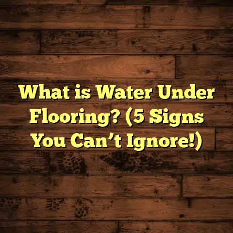 What is Water Under Flooring? (5 Signs You Can’t Ignore!)
