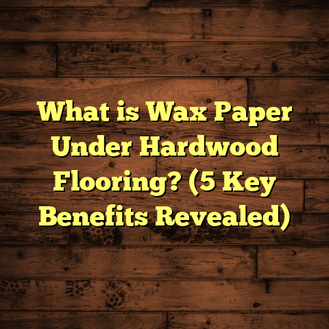 What is Wax Paper Under Hardwood Flooring? (5 Key Benefits Revealed)