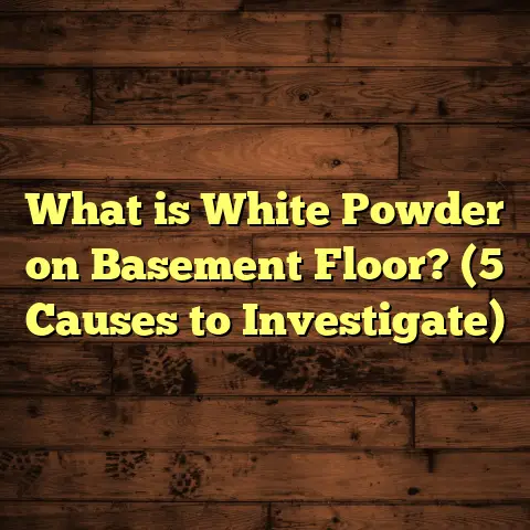 What is White Powder on Basement Floor? (5 Causes to Investigate)