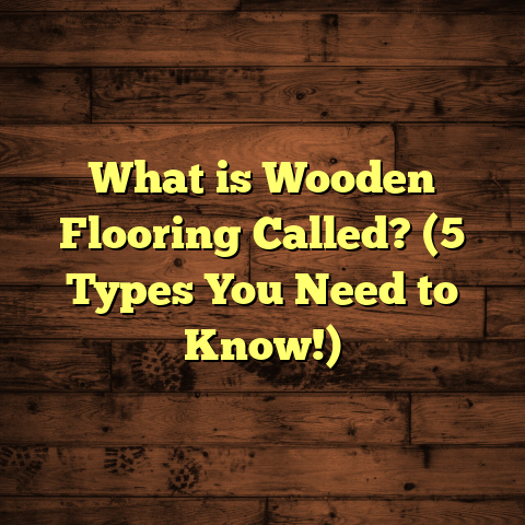 What is Wooden Flooring Called? (5 Types You Need to Know!)