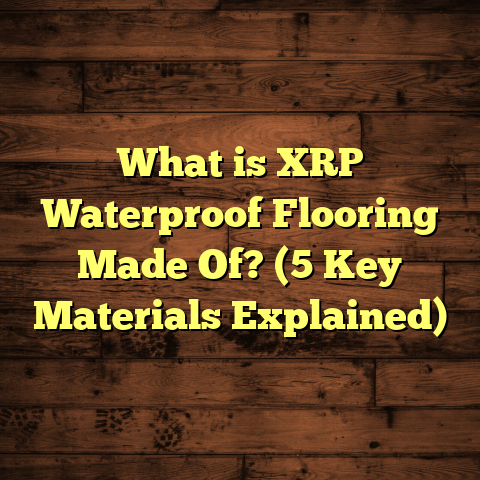 What is XRP Waterproof Flooring Made Of? (5 Key Materials Explained)