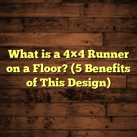 What is a 4×4 Runner on a Floor? (5 Benefits of This Design)