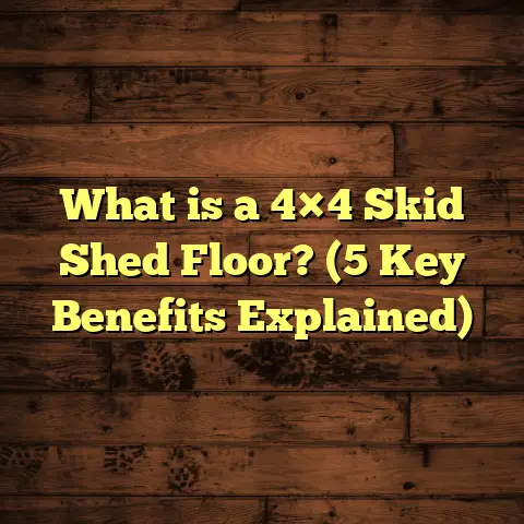 What is a 4×4 Skid Shed Floor? (5 Key Benefits Explained)
