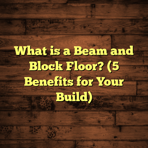What is a Beam and Block Floor? (5 Benefits for Your Build)