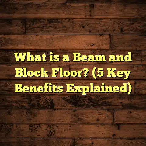What is a Beam and Block Floor? (5 Key Benefits Explained)