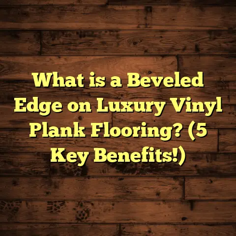 What is a Beveled Edge on Luxury Vinyl Plank Flooring? (5 Key Benefits!)
