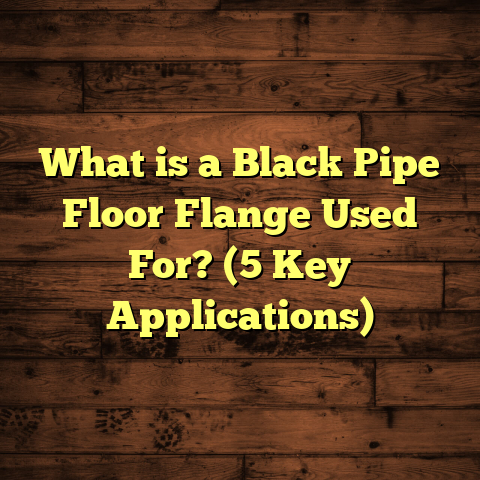 What is a Black Pipe Floor Flange Used For? (5 Key Applications)