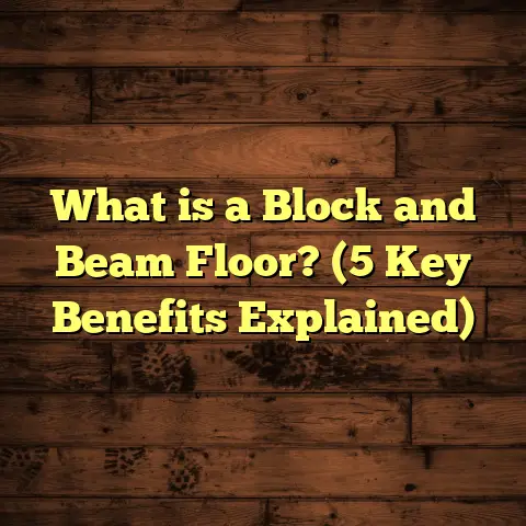What is a Block and Beam Floor? (5 Key Benefits Explained)