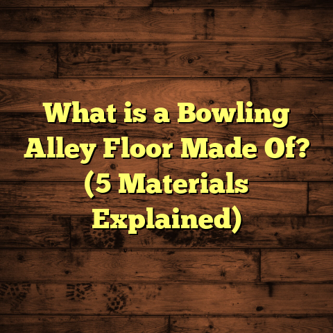 What is a Bowling Alley Floor Made Of? (5 Materials Explained)