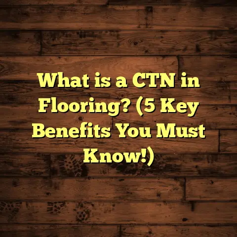 What is a CTN in Flooring? (5 Key Benefits You Must Know!)