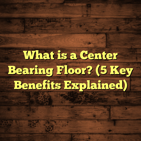 What is a Center Bearing Floor? (5 Key Benefits Explained)