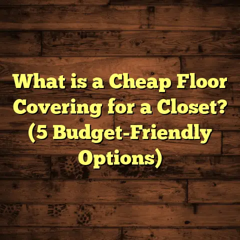 What is a Cheap Floor Covering for a Closet? (5 Budget-Friendly Options)