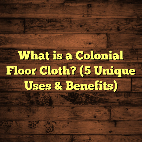 What is a Colonial Floor Cloth? (5 Unique Uses & Benefits)