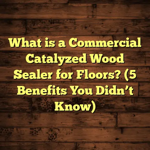 What is a Commercial Catalyzed Wood Sealer for Floors? (5 Benefits You Didn’t Know)