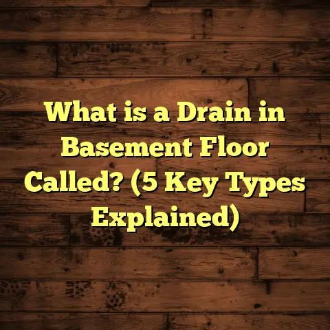 What is a Drain in Basement Floor Called? (5 Key Types Explained)