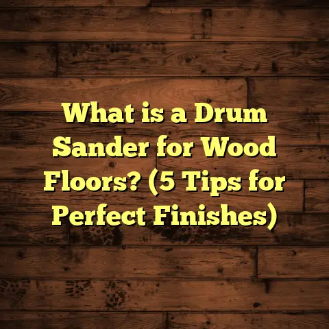 What is a Drum Sander for Wood Floors? (5 Tips for Perfect Finishes)