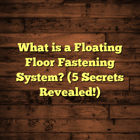 What is a Floating Floor Fastening System? (5 Secrets Revealed!)