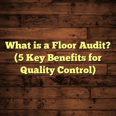 What is a Floor Audit? (5 Key Benefits for Quality Control)