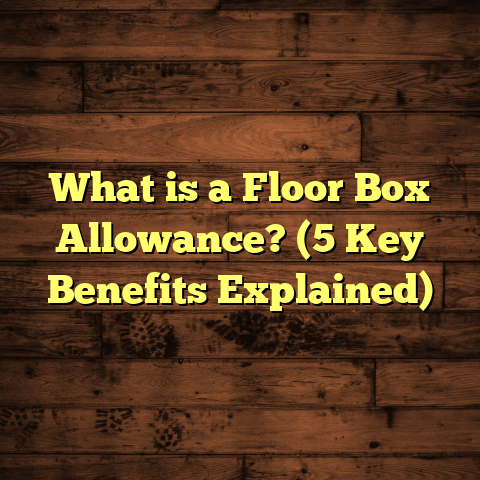 What is a Floor Box Allowance? (5 Key Benefits Explained)