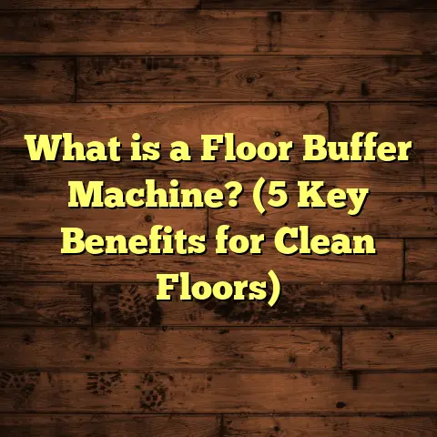 What is a Floor Buffer Machine? (5 Key Benefits for Clean Floors)