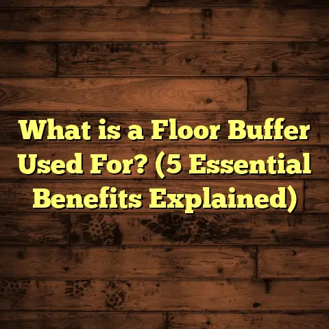 What is a Floor Buffer Used For? (5 Essential Benefits Explained)