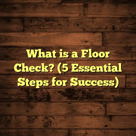 What is a Floor Check? (5 Essential Steps for Success)