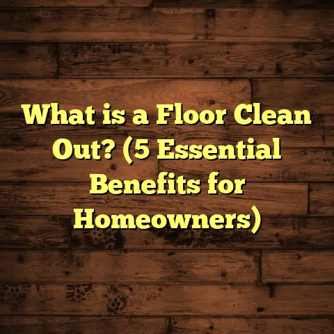 What is a Floor Clean Out? (5 Essential Benefits for Homeowners)