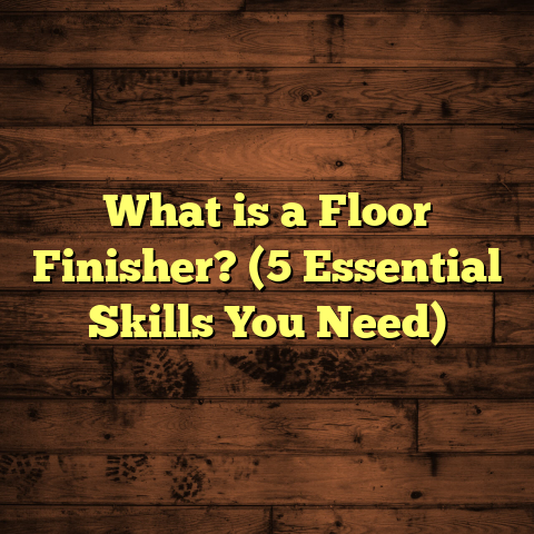 What is a Floor Finisher? (5 Essential Skills You Need)