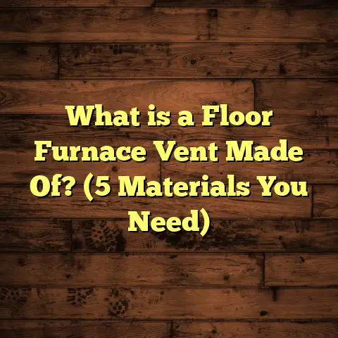 What is a Floor Furnace Vent Made Of? (5 Materials You Need)