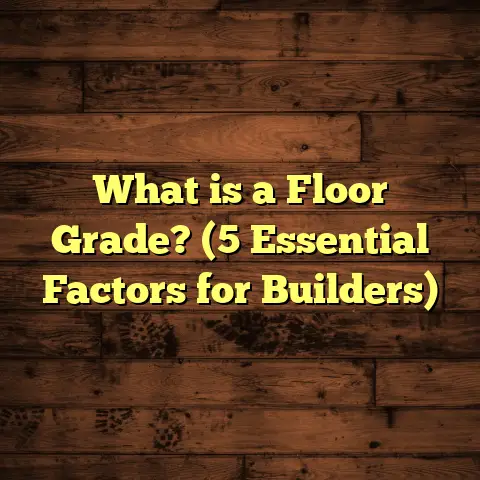 What is a Floor Grade? (5 Essential Factors for Builders)