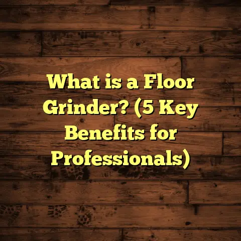 What is a Floor Grinder? (5 Key Benefits for Professionals)