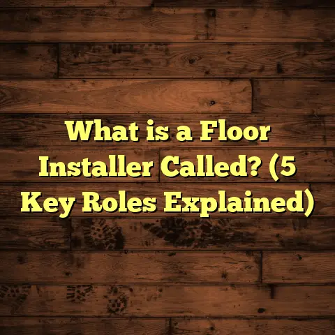 What is a Floor Installer Called? (5 Key Roles Explained)