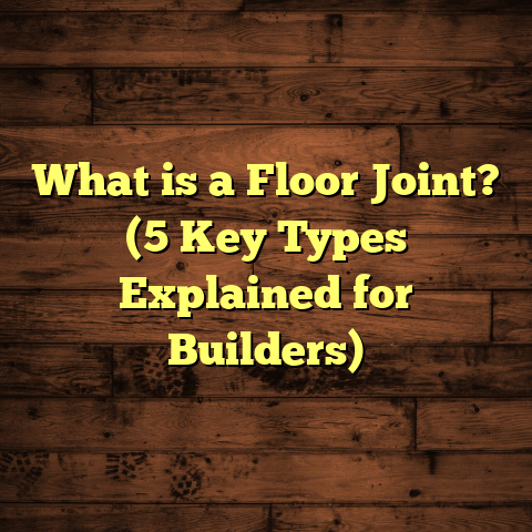 What is a Floor Joint? (5 Key Types Explained for Builders)