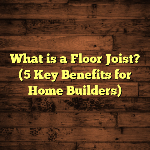 What is a Floor Joist? (5 Key Benefits for Home Builders)